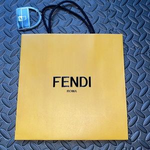 Fendi paper bag w/ Charm✨